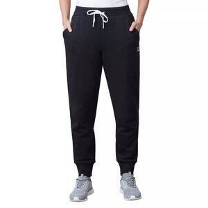 NEW Fila French Terry Jogger Women's Size S Front Back Pockets Black